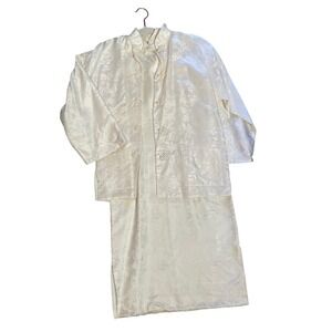 Cheongsam‎ Dress Jacket Set Asian Style Brocade Outfit